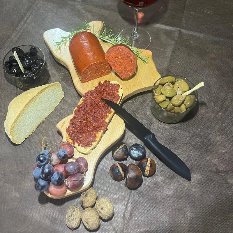 Immagine di un aperitivo calabrese autentico con &
